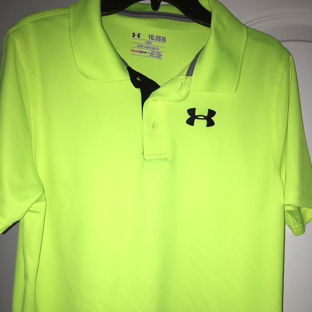 Boys Under Armour Polo YXL